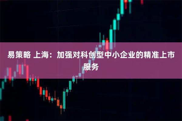 易策略 上海：加强对科创型中小企业的精准上市服务